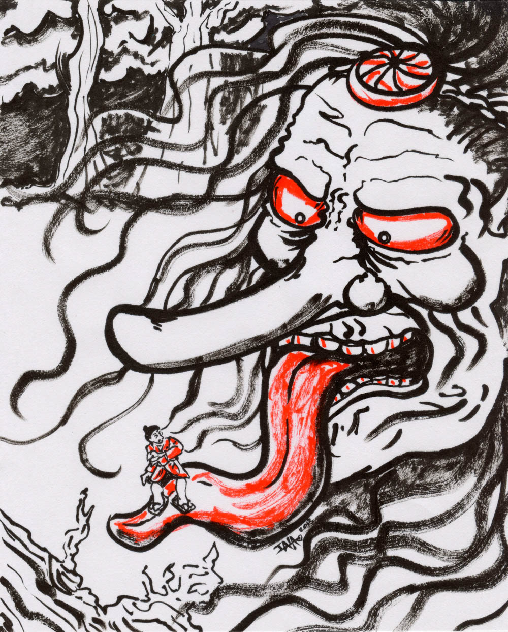 oni ogre yuurei ghost spirit Folklore japanese japan myth history goblin tengu