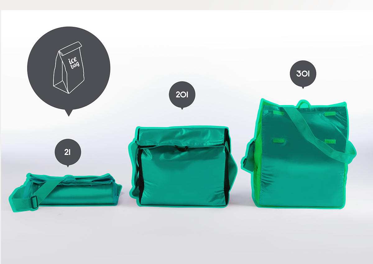 coolbag icebag designedbycarrefour silver picnic Foldable soazig desfossez