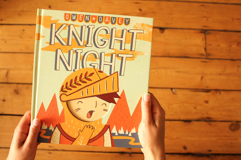 Children's Books knight fantasy books print mixed media