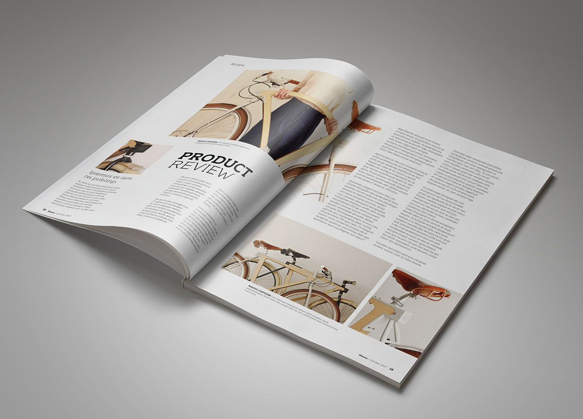 a4 architecture business corporate customisable design easy Fashion  InDesign