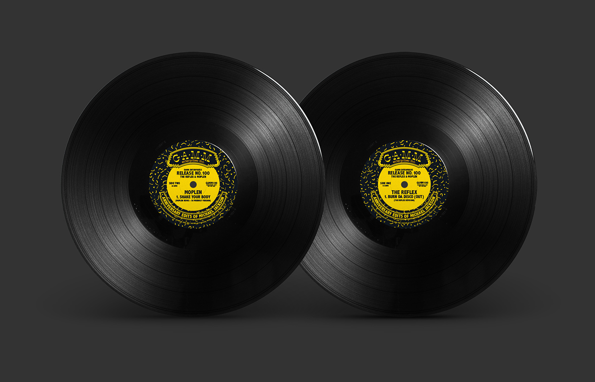 Adobe Portfolio Label label design vinyl cover