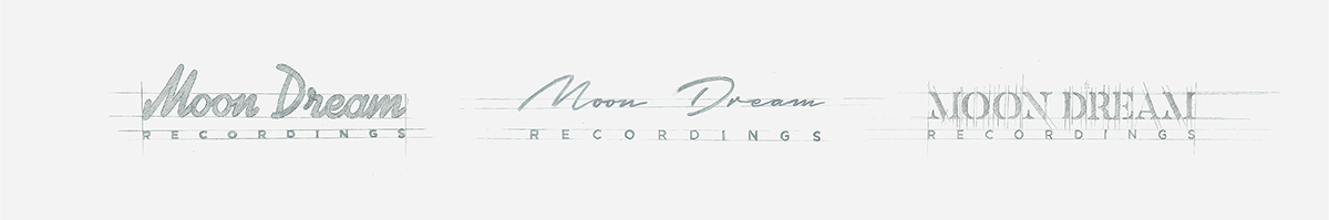 moon logo brand moondream music branding  font