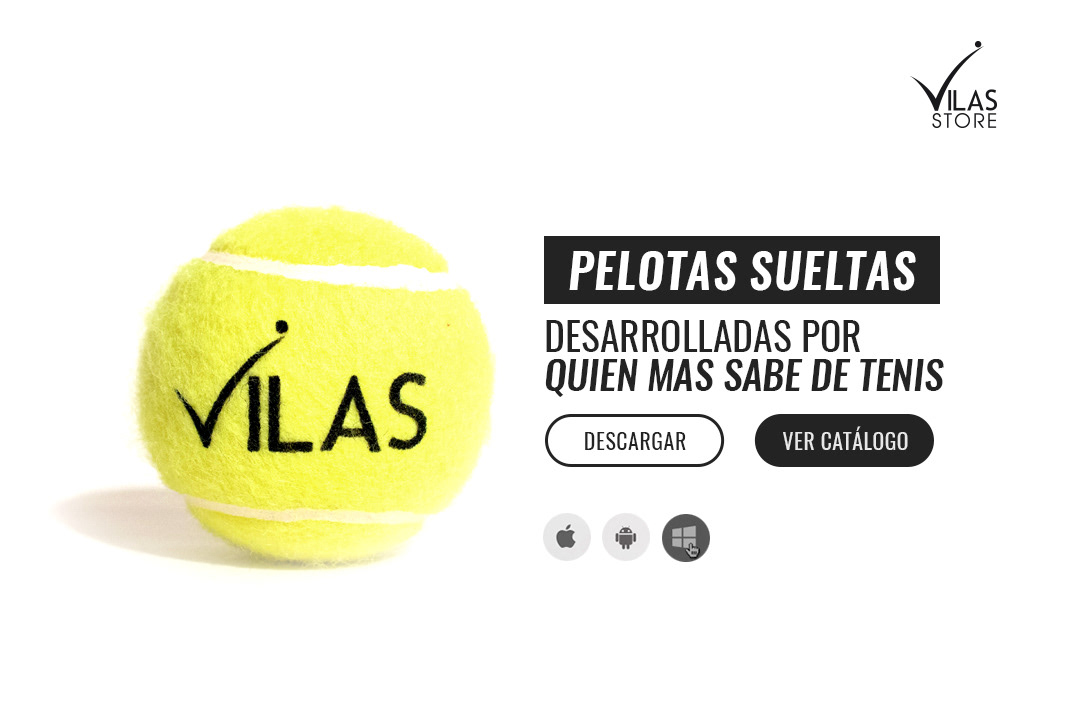 tenis Pelotas de Tenis Vilas Store Guillermo Vilas