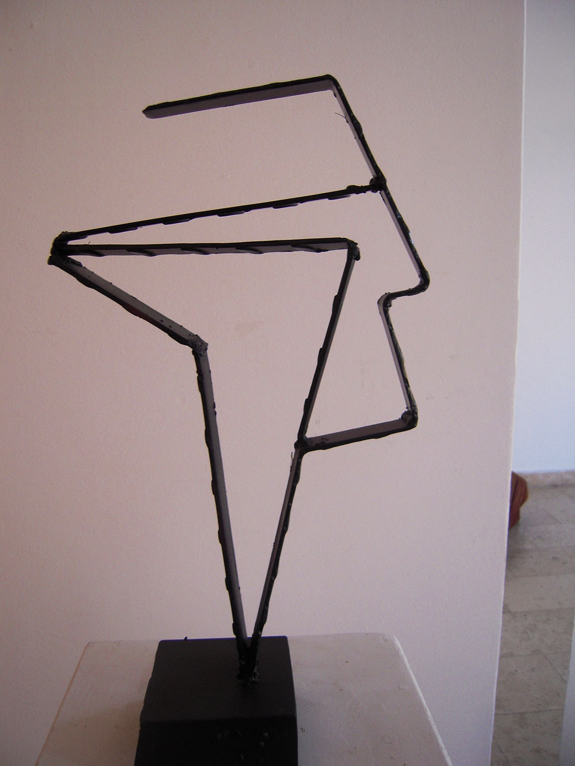 metal sculpture figurative sculpture bojan grujic meander modern art