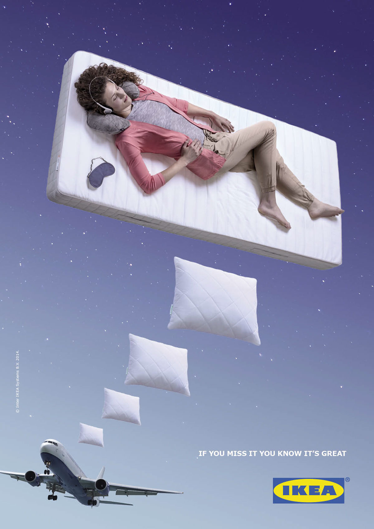 ikea Bedrooms furniture speech-bubble SKY pillow mattress homesick