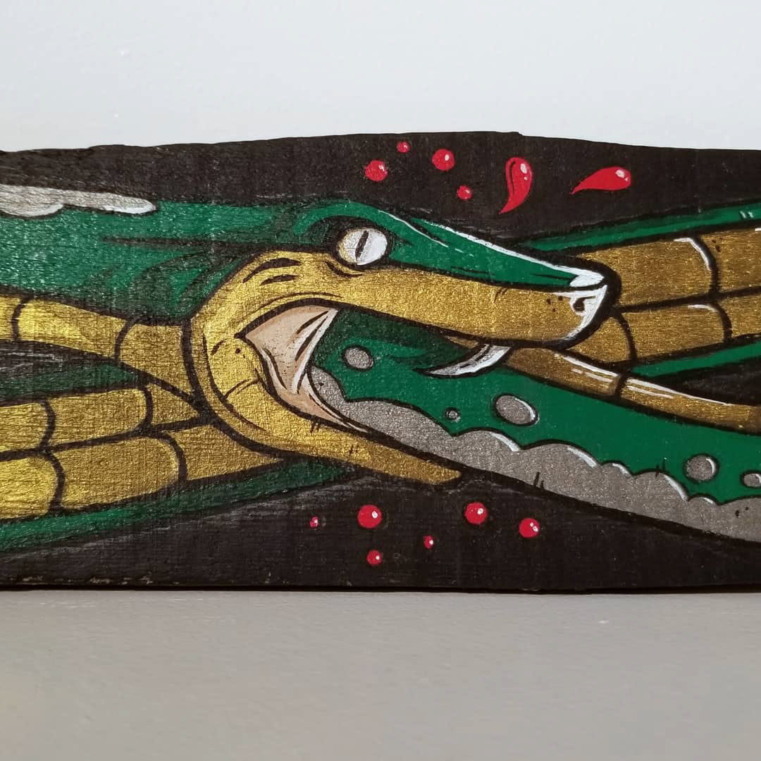 hand infinity old ouroboros rebirth refurbish serpent snake symbol wood