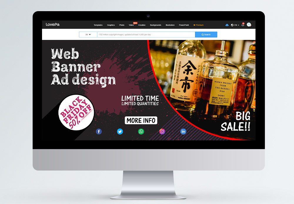 banner ad design Creative Web Banners web banner examples website banner fre