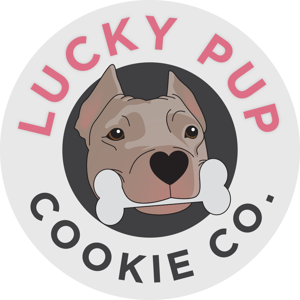 Dog treats cookies dogs Pit Bull charity bone lucky pup loving pup