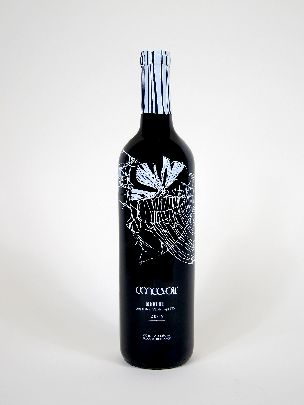 Red wine spider moth Merlot pinot noir robert forest White poem alcohol Web net pattern dot strip