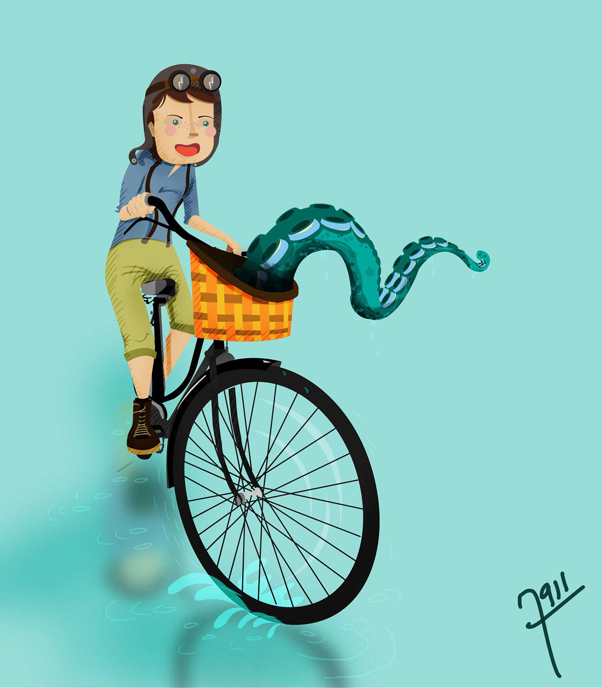revista gooo bicicle octopus pulpo