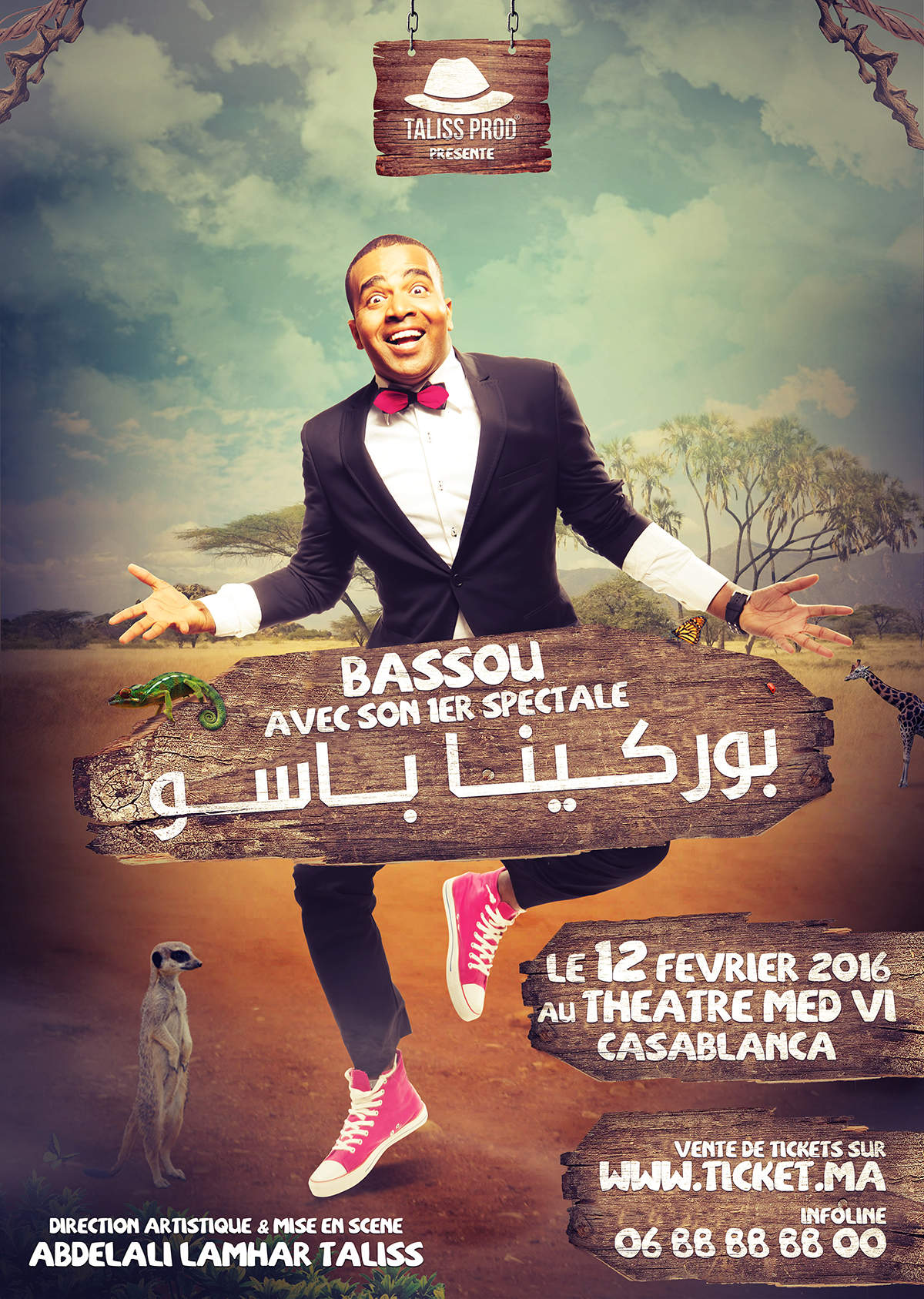 bassou one man show Morocco