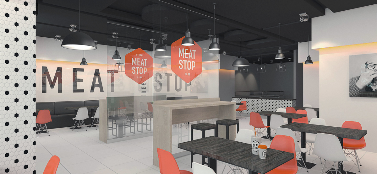 burger fastfood cafe Moscow logodesign logo graphicdesign identity Food  restaurant orange