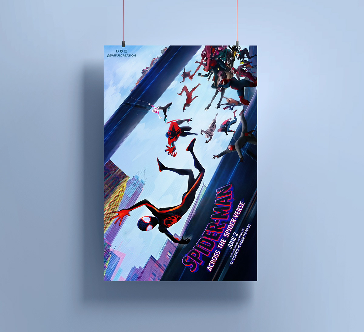 across the spider-verse artwork into the spiderverse marvel miles morales  Sony pictures spiderman spiderman poster  spidermannowayhome spiderverse