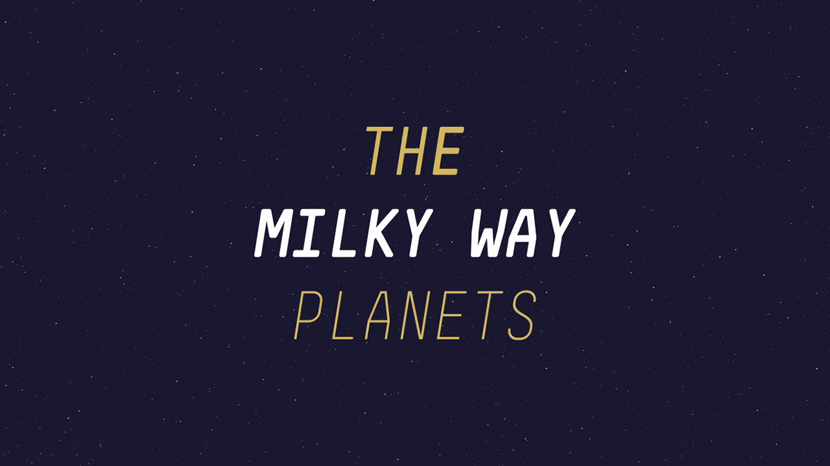 milky way Planets Sun