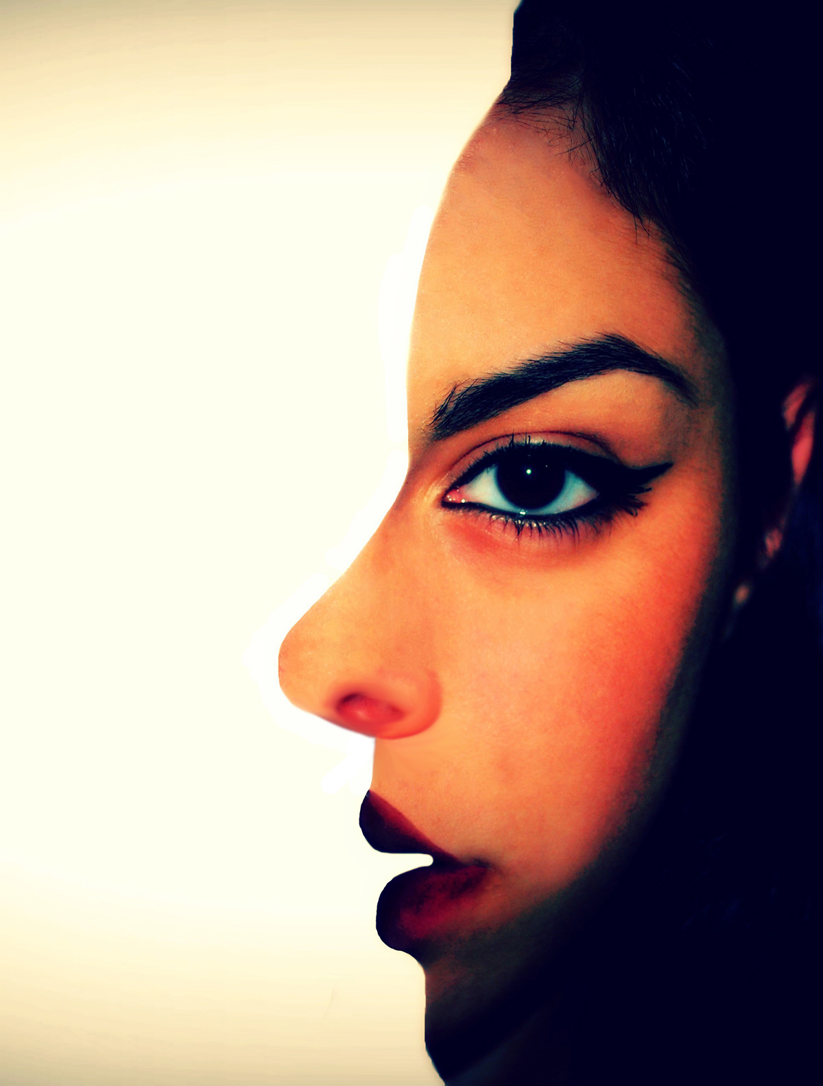 face profile eye Perspective ph photoshop