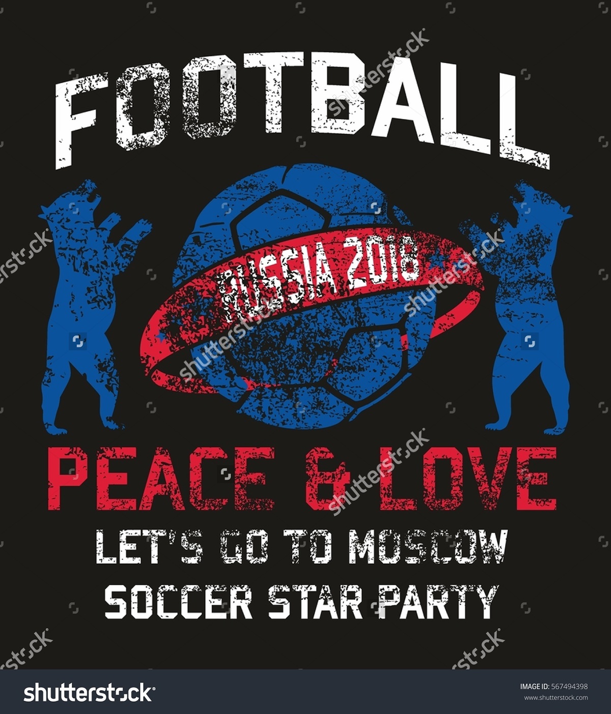 vector Russia Moscow world cup football soccer ball wc2018 Fashion 