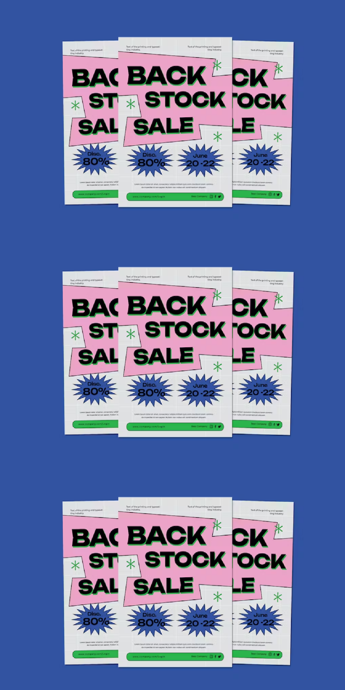 sale flyer poster flyers Mockup Shopping print Event discount
