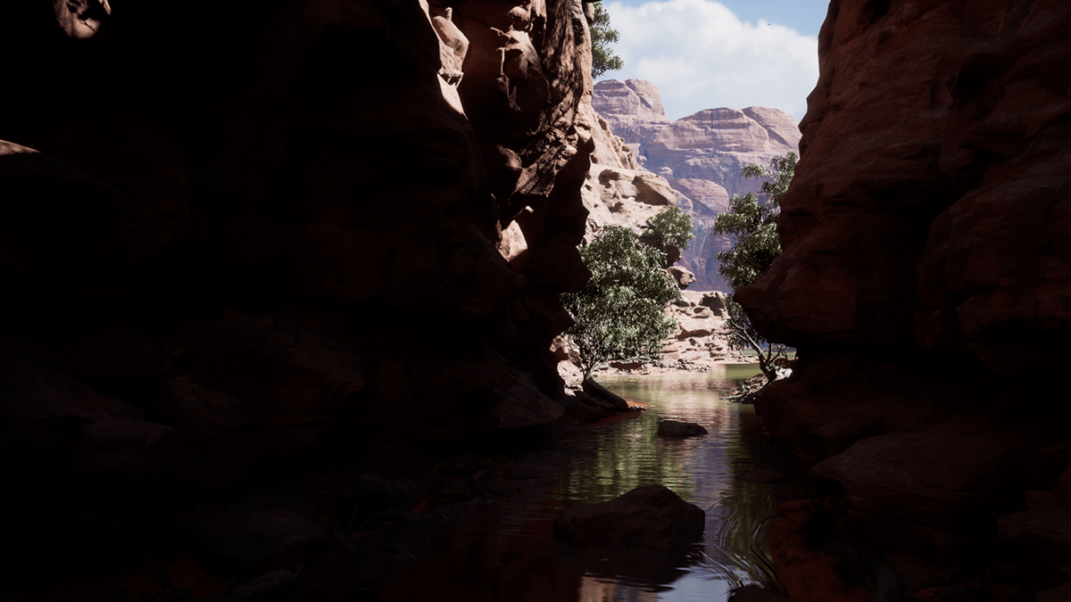 Campfire cinematic desert environemnt Premiere Pro Quixel Megascans Rural Australia Pack sequencer Unreal Engine 5 utah