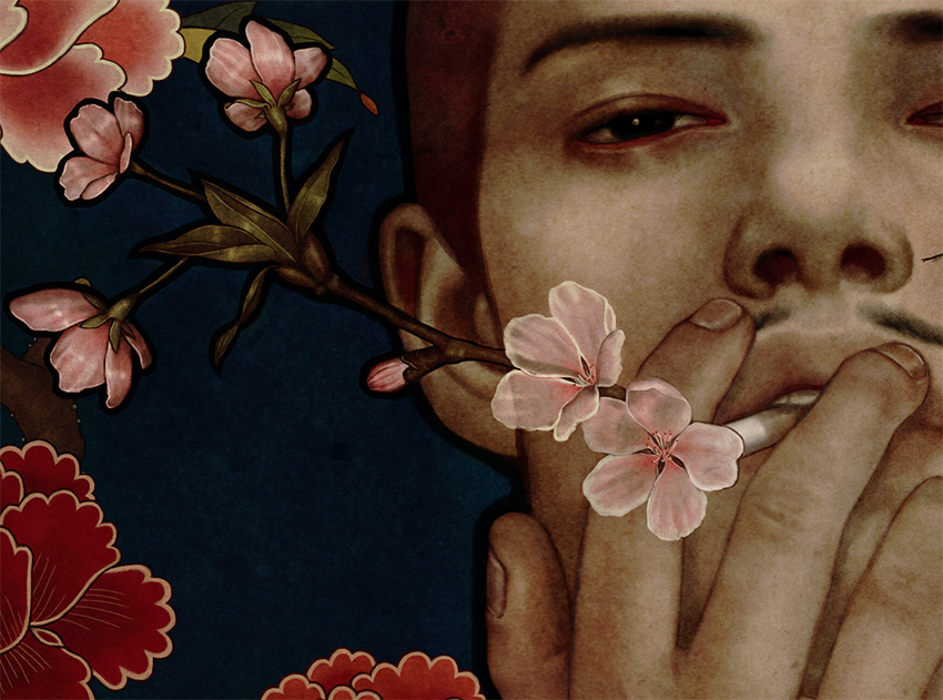 magazie cover Flower Cigarette Dani SOON soon illustration