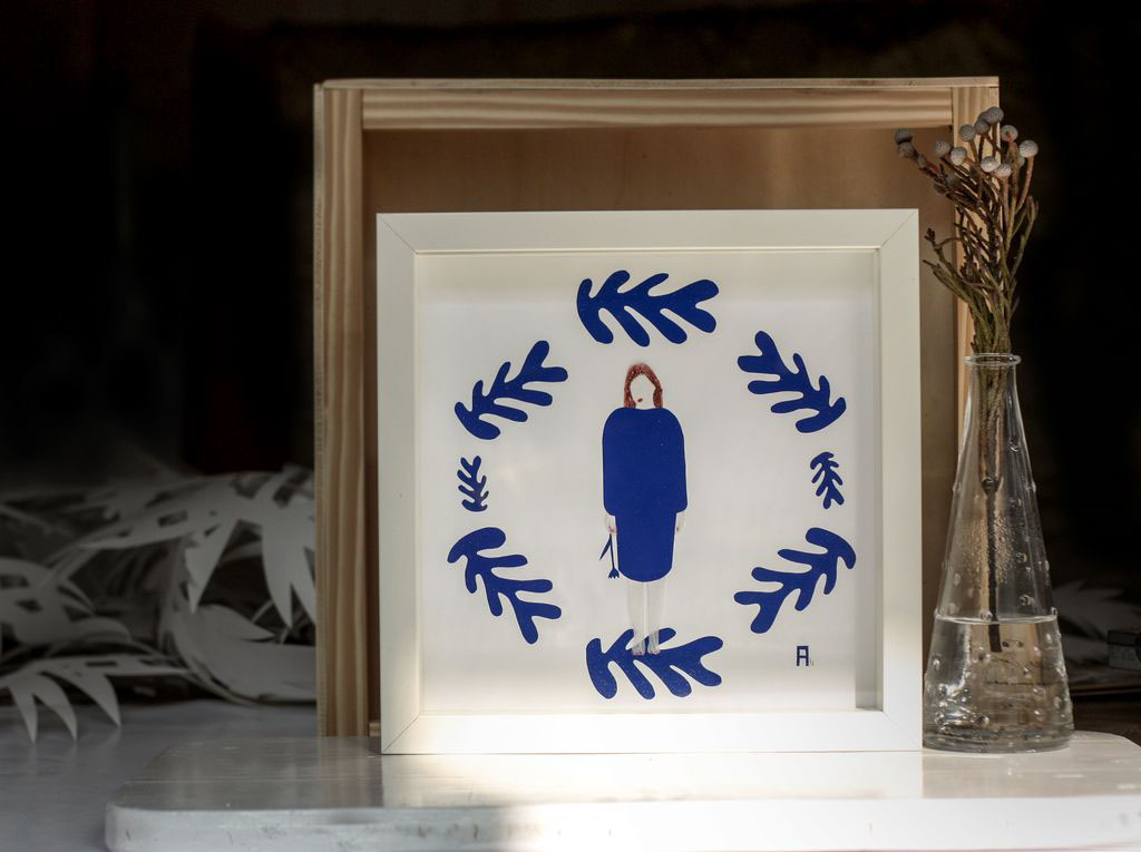 #hommageamatisse matisse HenriMatisse inspiration blue contemporary papercut pattern leaf Plant paper Selfmade hommage art