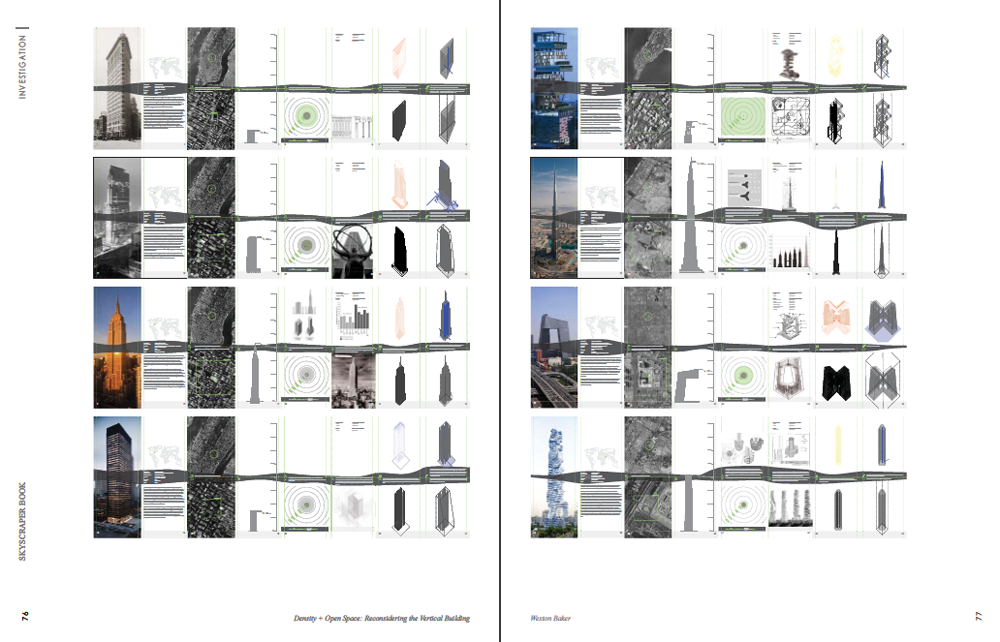 architectural design thesis Project skyscraper Urban Park graphic mixed media fine art Landscape New York Hudson