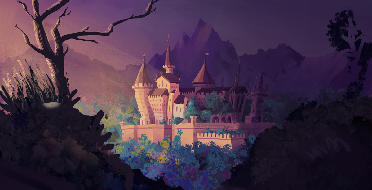 Adobe Portfolio background environment Castle medieval