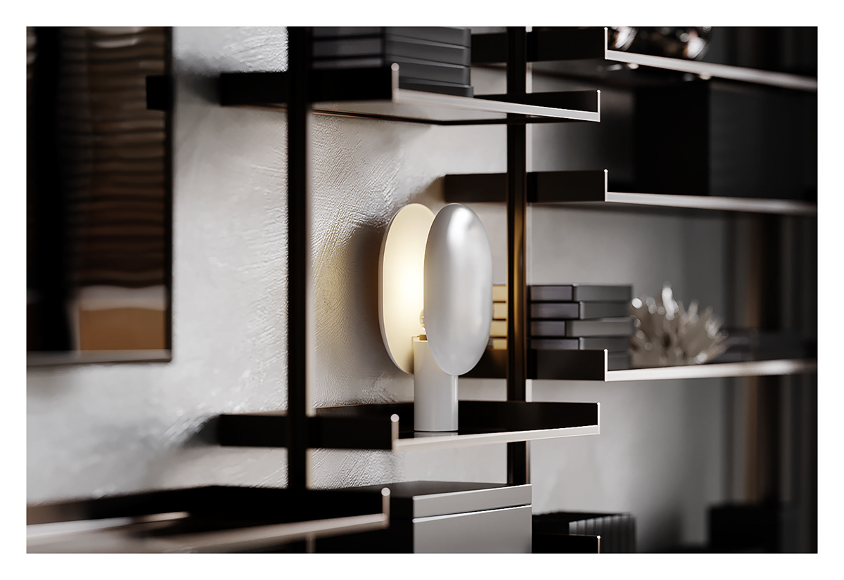 living kitchen Hall apartment design visualization кухня гостиная   Дизайн квартиры современный