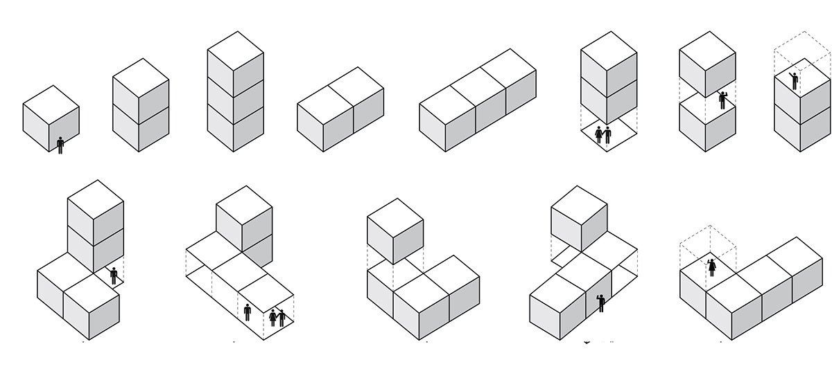 transport hub polycentrism Flexible Architecture densification module urbanism   Urban Design infrastructure