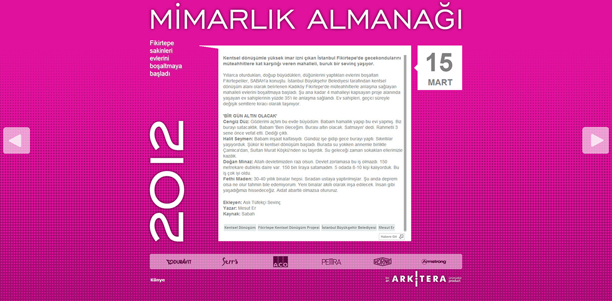 almanac Turkey türkiye mimar mimarlık Mimarlık Almanağı