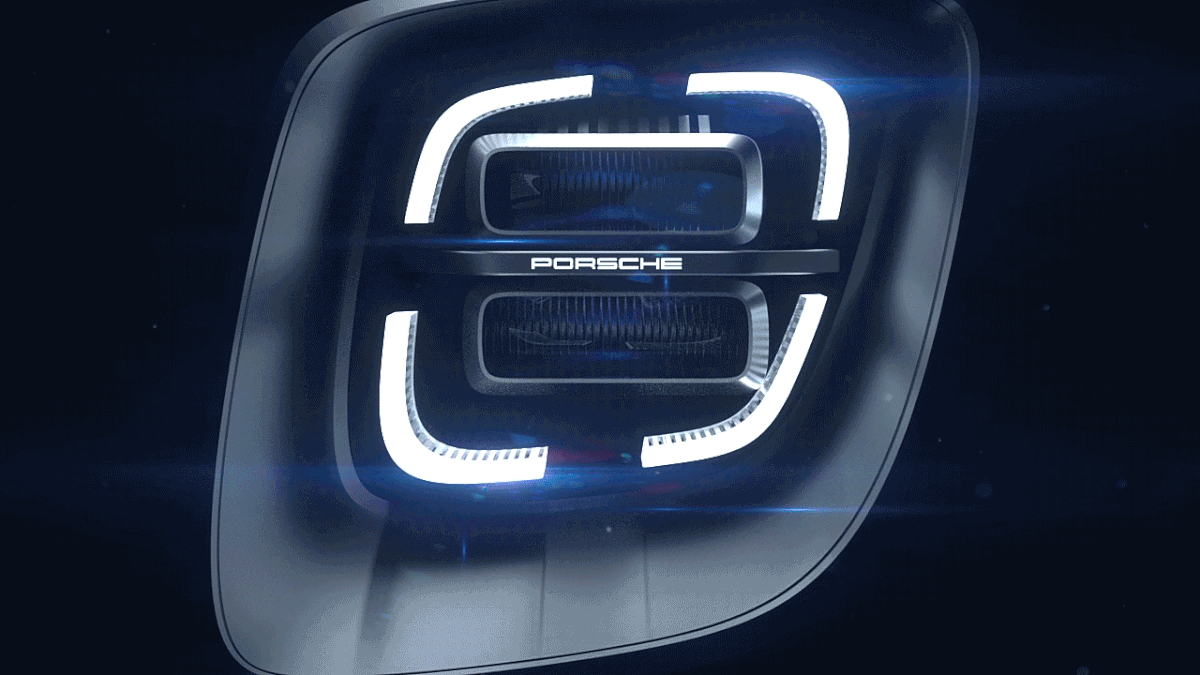 headlights Porsche Render visualization cardesign design animation  productdesign octane cinema4d