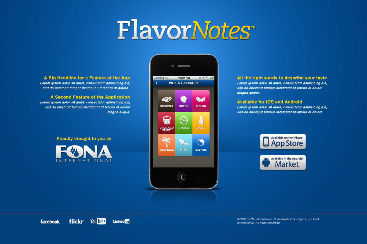 Rule29 Rule29 Creative Creative Matters Making Creative Matter FONA Mobile app iphone iPad android flavor