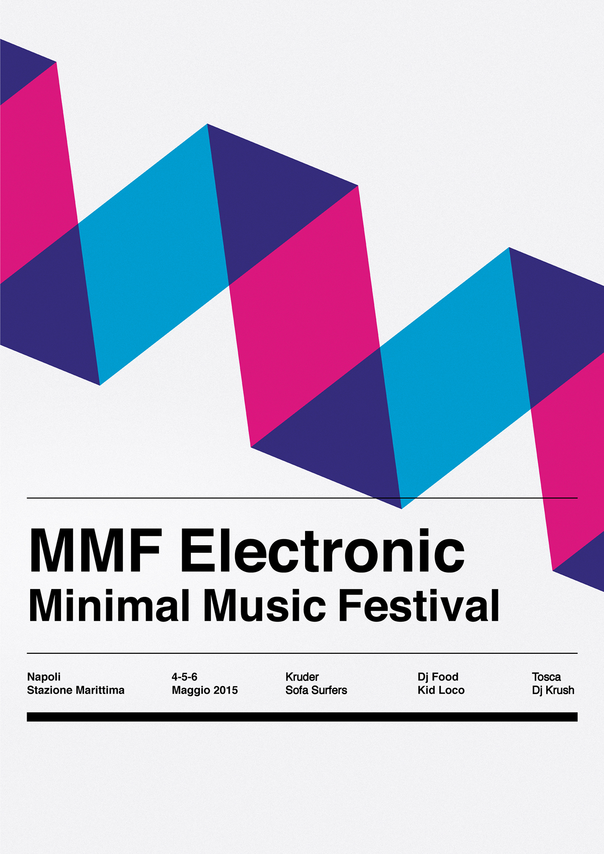 minimal Minimal Music festival techno house electronic Electro music electronic music House music music poster electronic poster minimal poster helvetica vignelli massimo vignelli