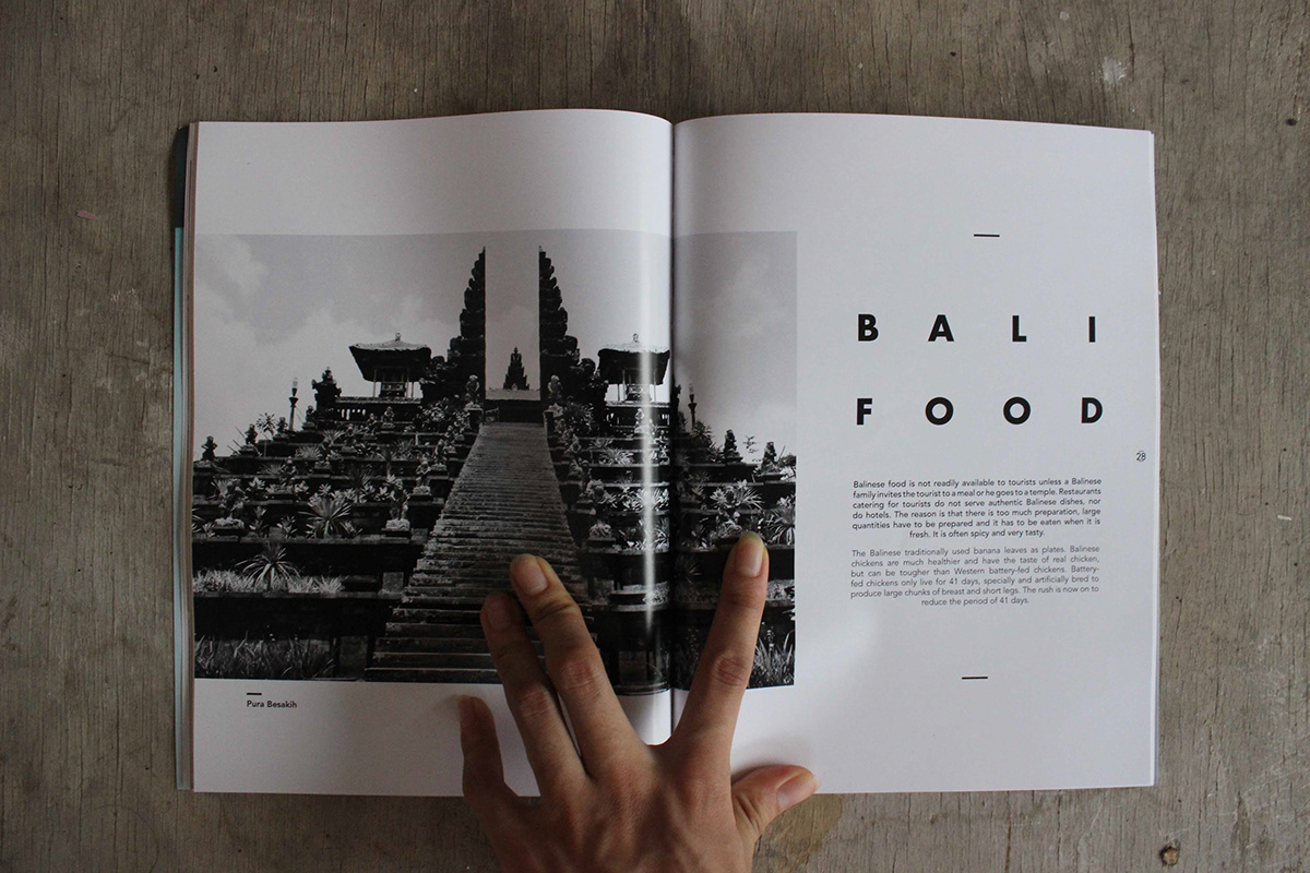 gourmet editorial lettering magazine Coffee bali Food  fine dining callygraphy