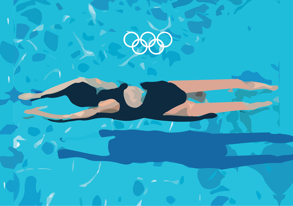 graphics design Olympics paralympics postcard sports rio 2016