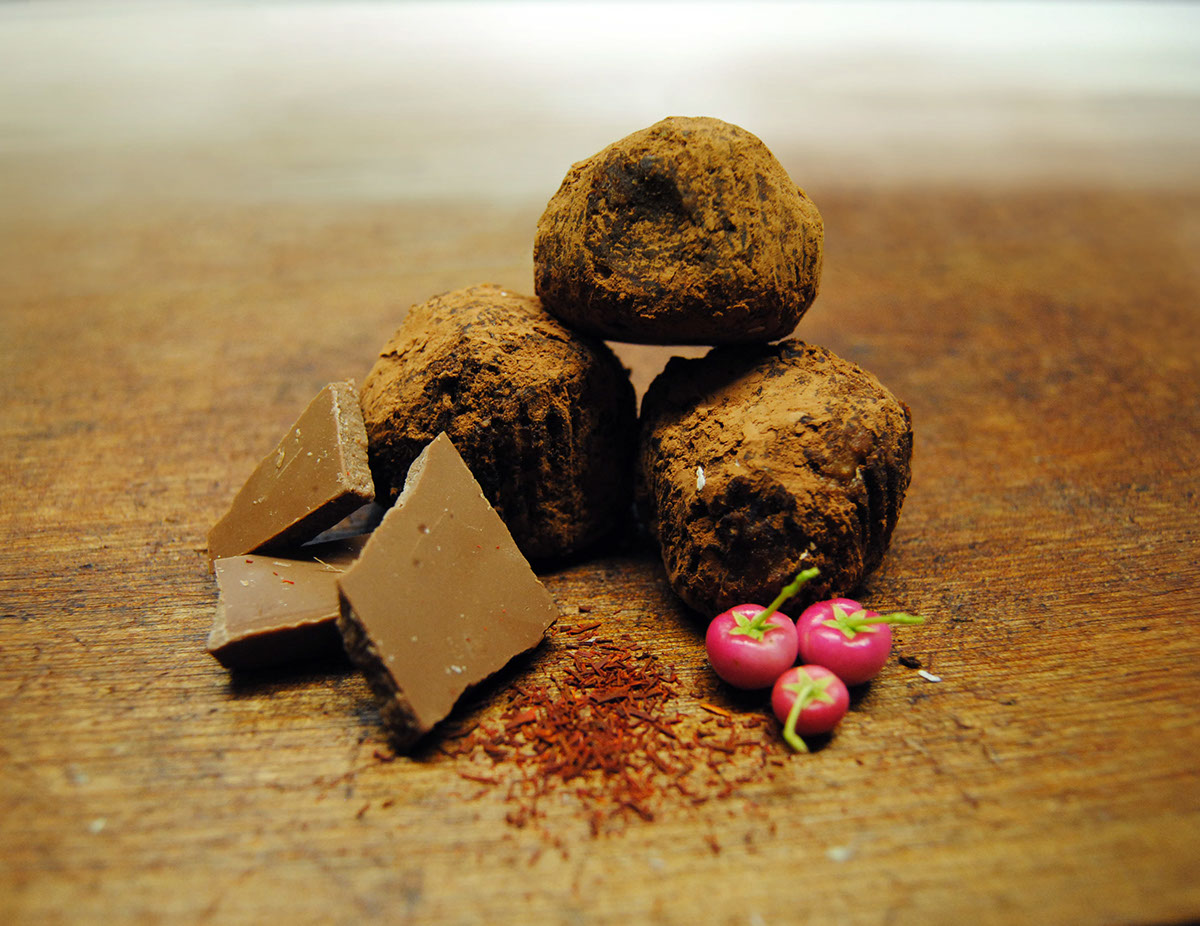 Food  sweet design food design salat truffles Health herbal life salvia cinnamon wood photo
