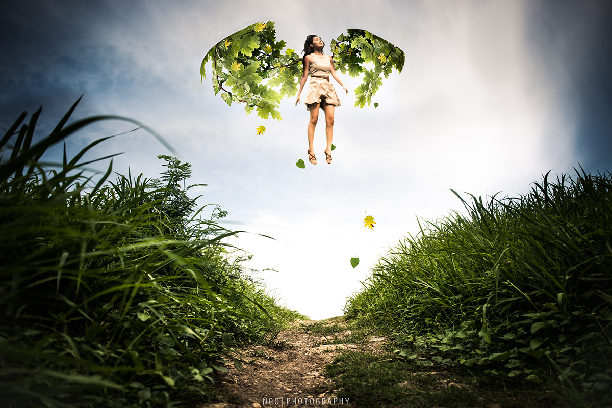 ngophotography sarah spooner Nicholai Go levitation float Fly photoshoot conceptual idea jump alone
