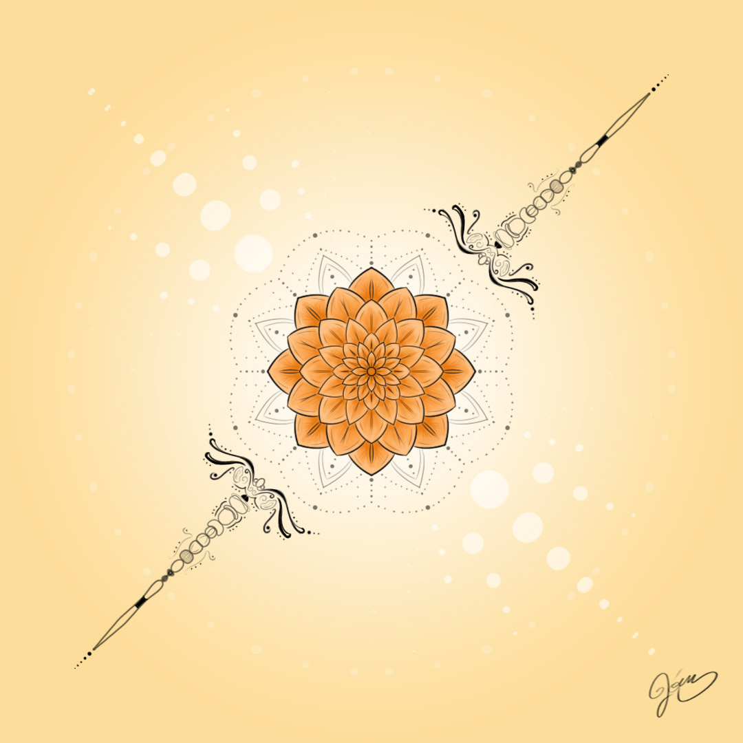 Digital Art  digital illustration digital painting flower Flowers Mandala Nature simetria simetry