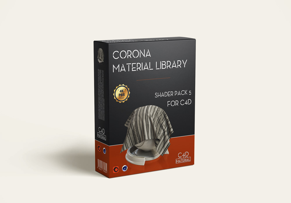 Corona shaders pack for Cinema 4D CORONA MATERIALS LIBRARY c4d corona PBR TEXTURE.