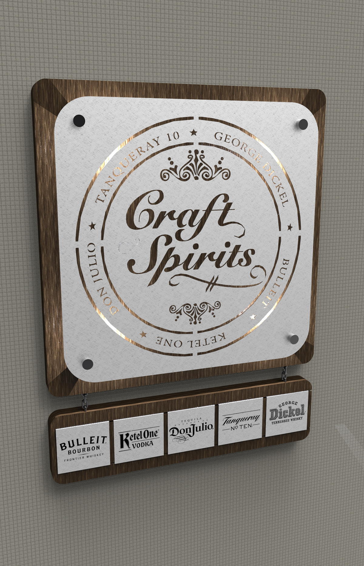 diageo Point of Purchase Point of Sale wall signs