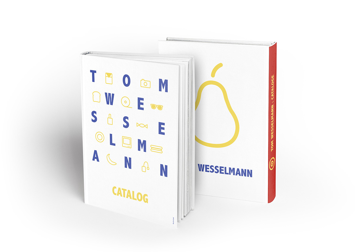Tom Wesselman musea museum miat tickets poster affiche cataloog catalog red yellow blue icoon