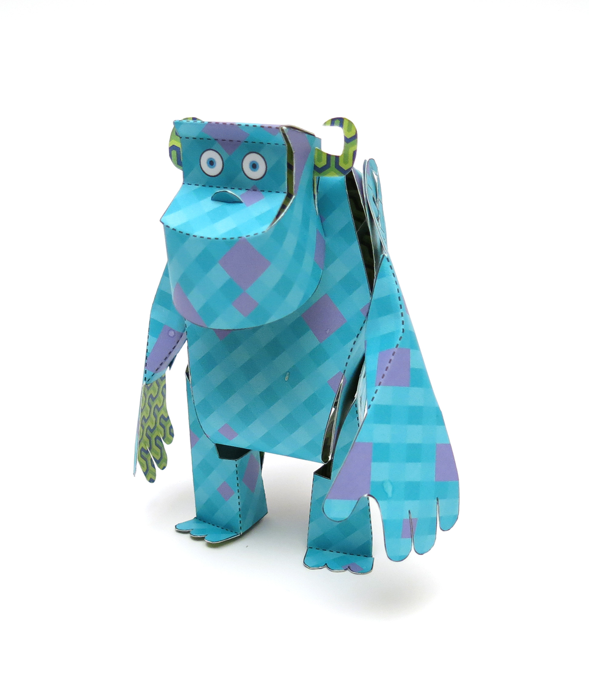 papercraft  monster  Monsters Inc sully James P. Sullivan paper craft  paper engineering
