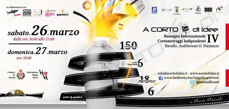 Cinema cortometraggi Ravello corto idee Pellicola grafica shaker fx light