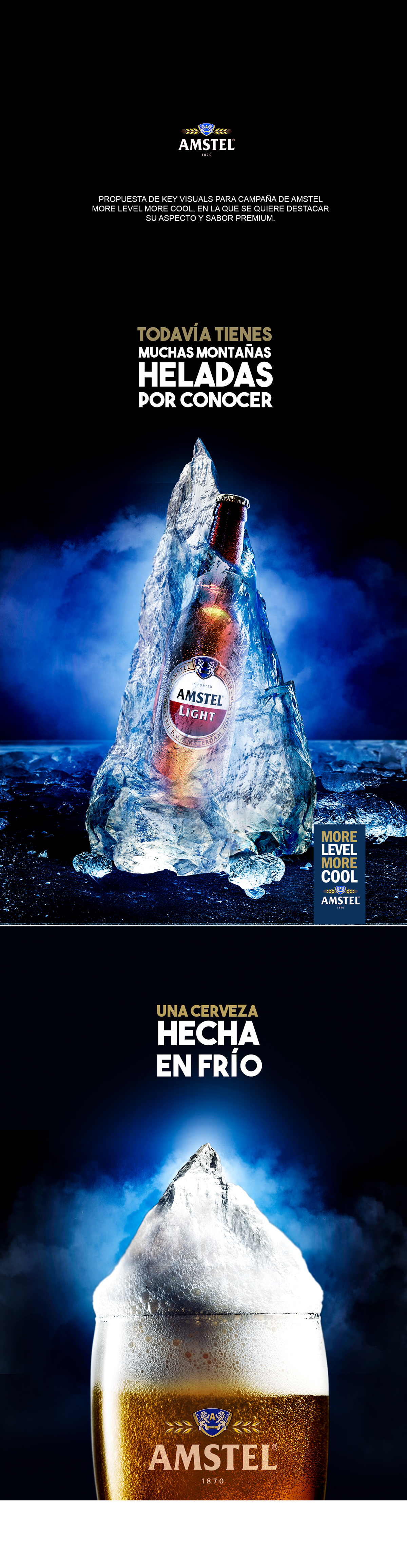 beer branding  campaign Amstel cerveza cool