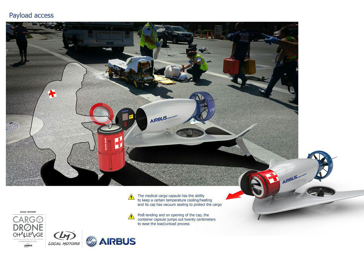 Airbus airplane drone