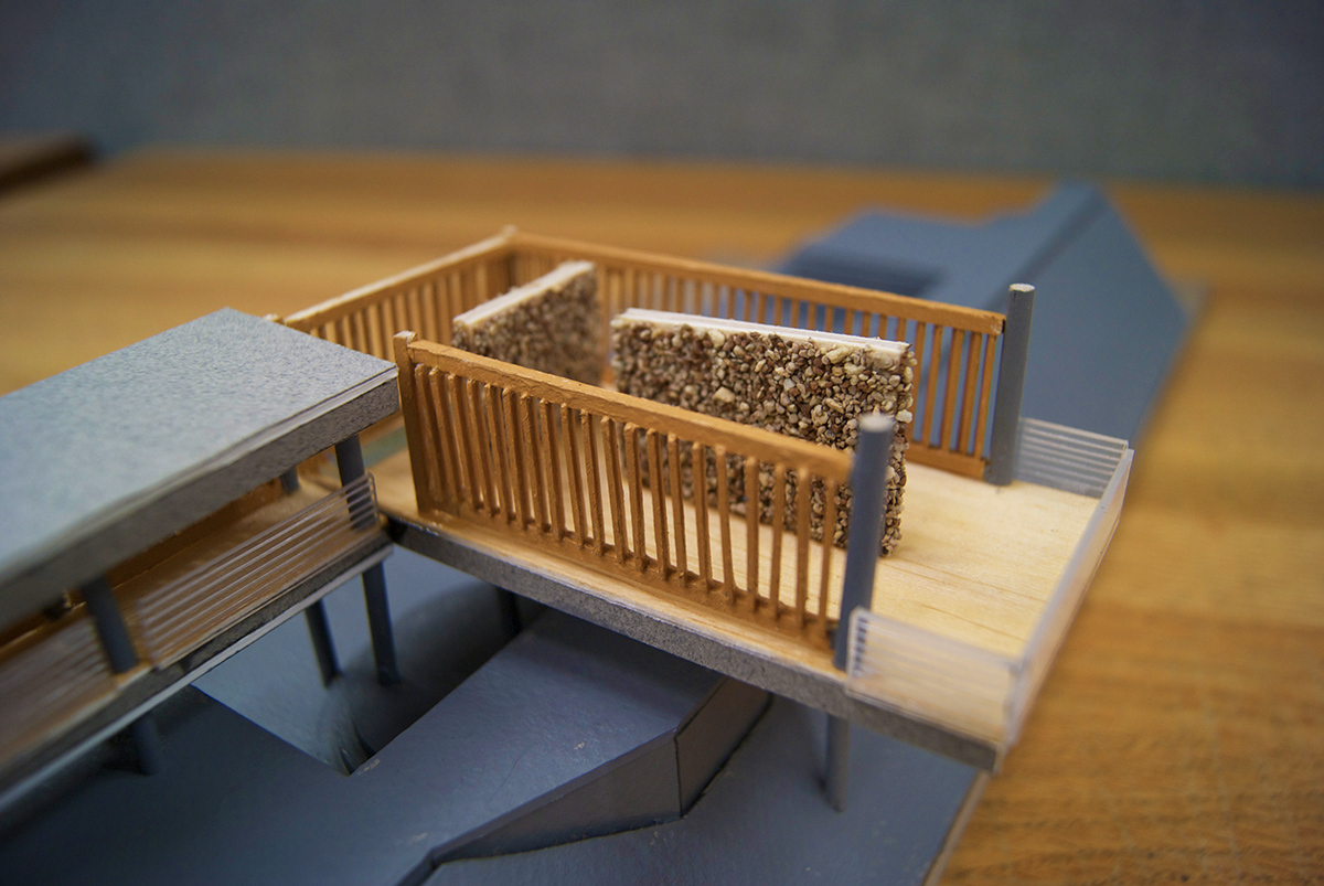 Fundamentals 2 model hand crafted mies pavillion beach Site Analysis