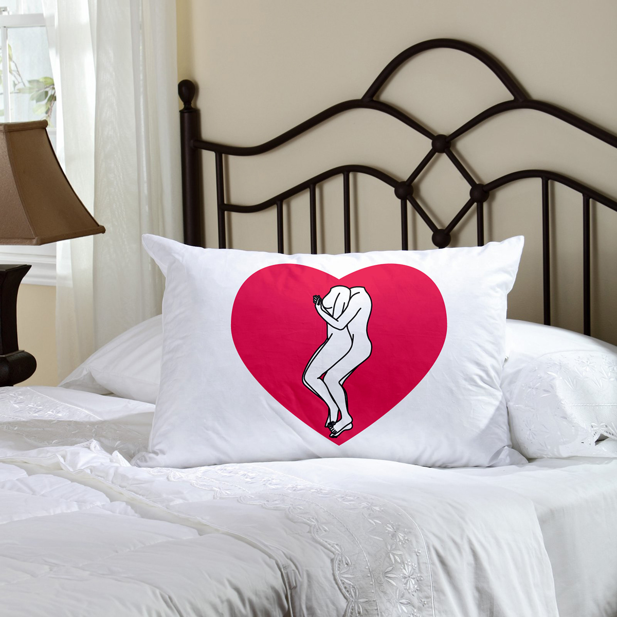 boyfriend girlfriend Love sex cuddling pillow Heart Shape heart Couch breakfast clothes off PMS tpm 10 commandments
