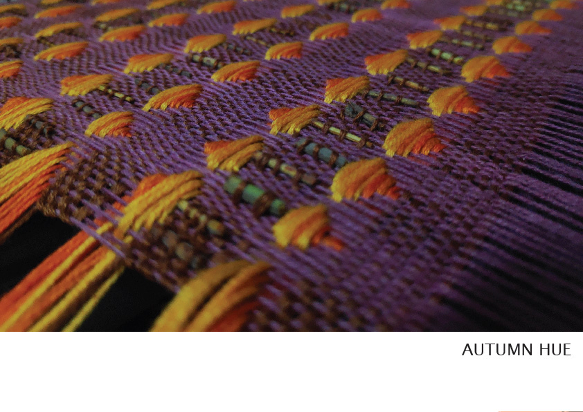 autumn Fall fall season handwoven home textiles plain weave textile twill weave Weave Development weaving