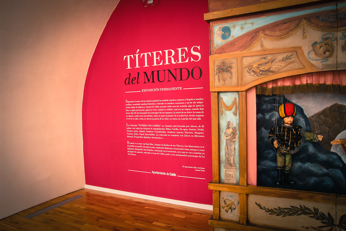 museum puppet titeres cádiz diseño señaletica Exposición