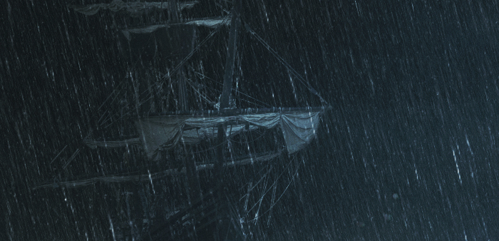 Wiktorzak pirat ship rain storm sea retouch manipulation water skeleton photoshop Ps25Under25