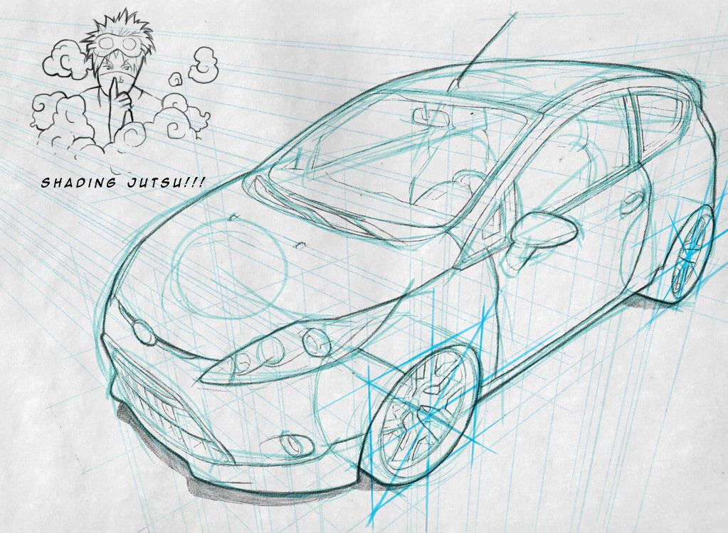 Car concept.Car sketch.Vector hand... - Stock Illustration [69250412] -  PIXTA